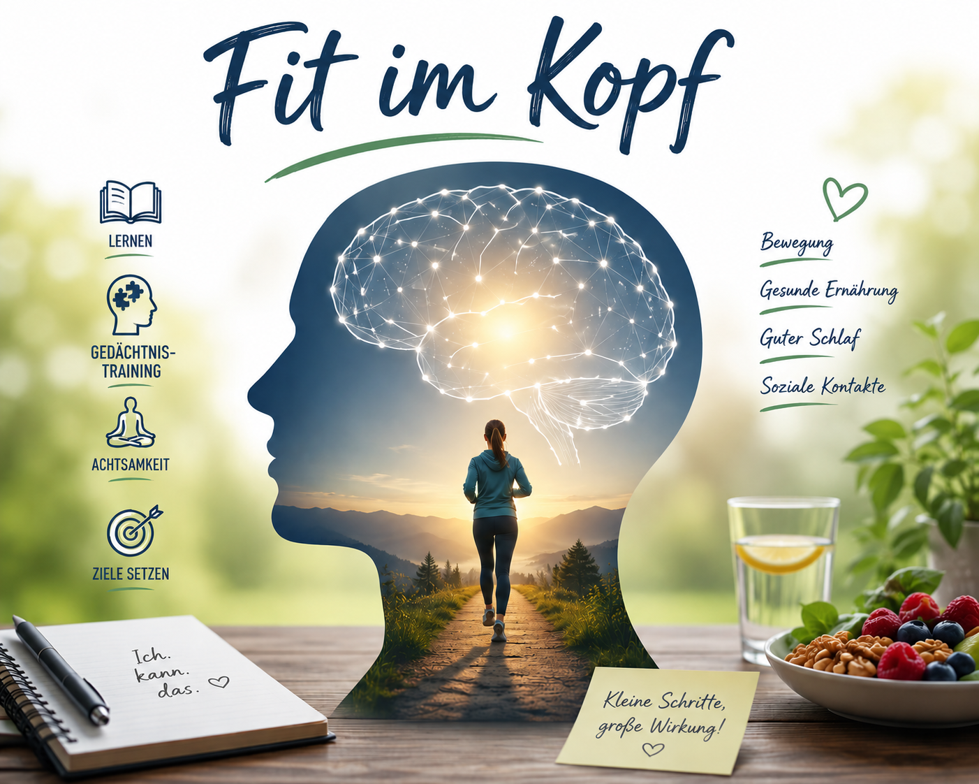 Fit im Kopf Frau